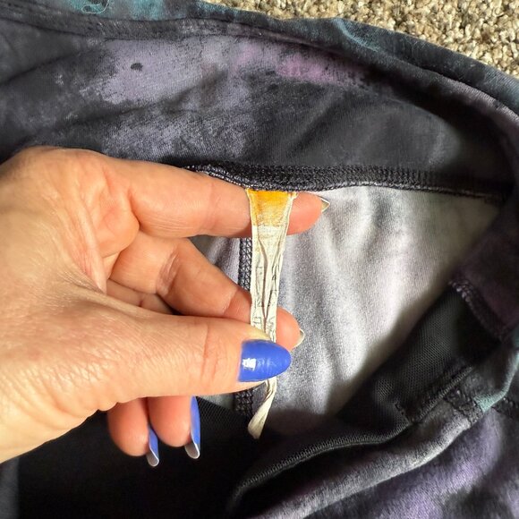 Lucy Perfect Core High-Rise Full Length Tie Dye Galaxy Leggings, Size Small - Picture 9 of 11